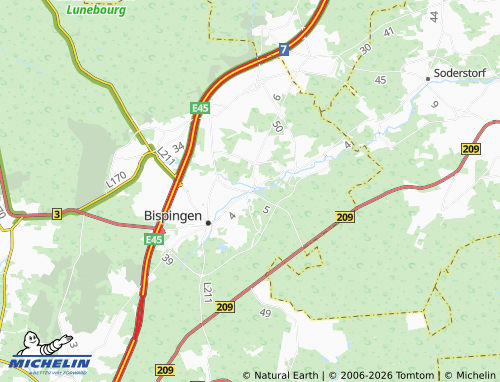 MICHELIN Hützel map - ViaMichelin