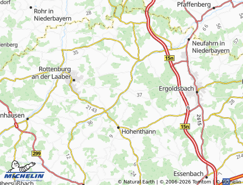 Mapa MICHELIN Laber - ViaMichelin