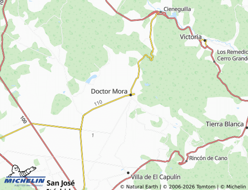 Mapa MICHELIN Paraíso - ViaMichelin
