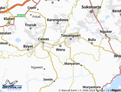 Carte MICHELIN Weru - ViaMichelin