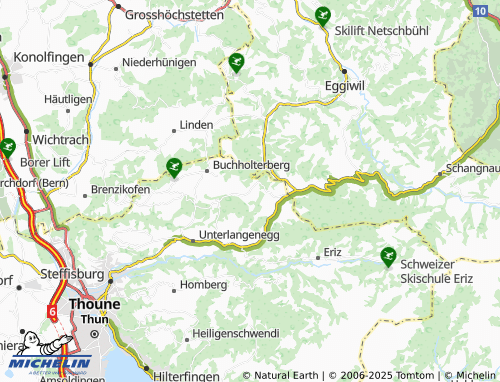 MICHELIN Wachseldorn map - ViaMichelin