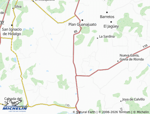 Mappa MICHELIN La Gloria - ViaMichelin