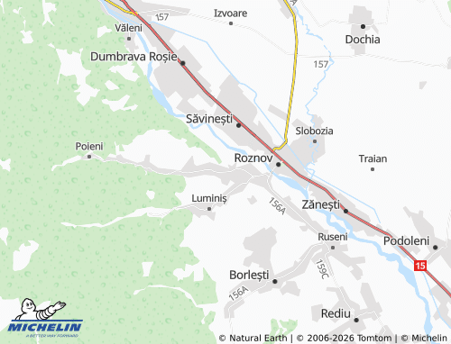 MICHELIN Piatra Șoimului map - ViaMichelin