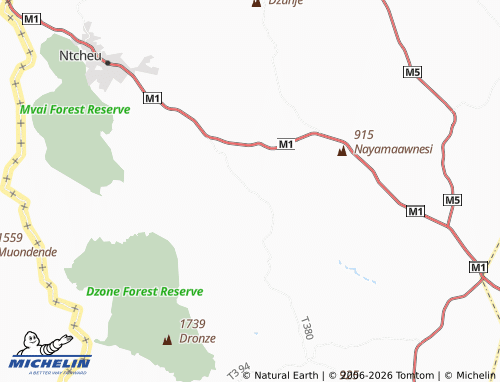 MICHELIN Mpamadzi map - ViaMichelin
