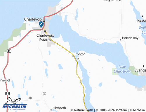 Kaart MICHELIN Ironton - ViaMichelin