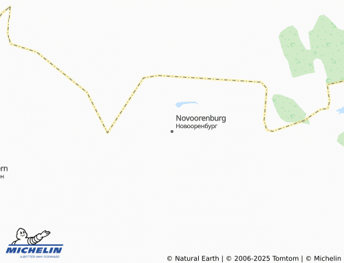 MICHELIN Novoorenburg map - ViaMichelin