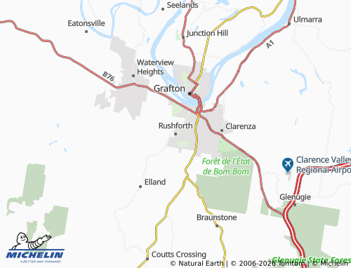 MICHELIN Rushforth map - ViaMichelin