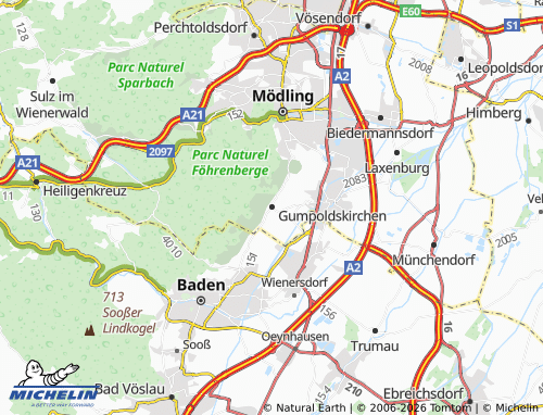 Mapa MICHELIN Gumpoldskirchen - ViaMichelin