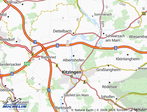MICHELIN Albertshofen map - ViaMichelin