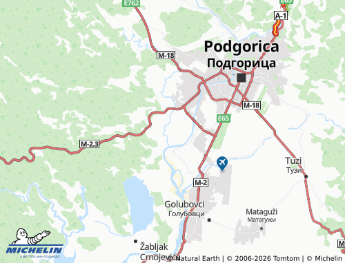 MICHELIN Donji Kokoti map - ViaMichelin