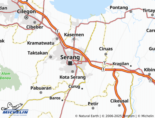 MICHELIN Cimuncang map - ViaMichelin