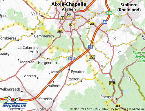 MICHELIN-Landkarte Eynatterheide - ViaMichelin