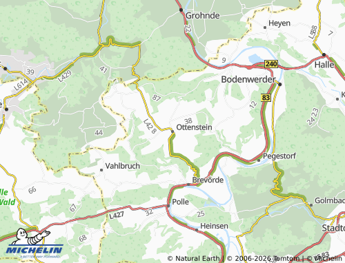 MICHELIN Ottenstein map - ViaMichelin