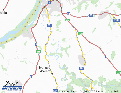 Carte MICHELIN Krasen - ViaMichelin