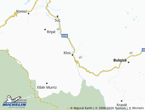 MICHELIN Klos map - ViaMichelin