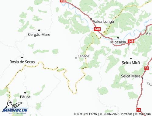 MICHELIN Cenade map - ViaMichelin