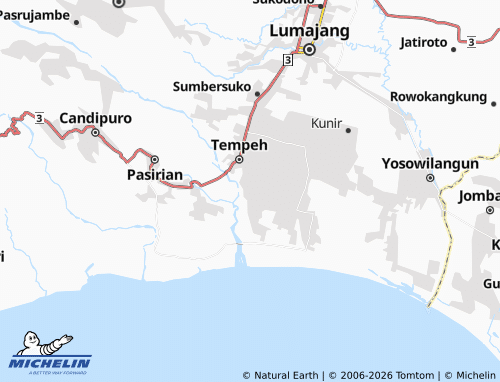 MICHELIN Tempeh Kidul map - ViaMichelin