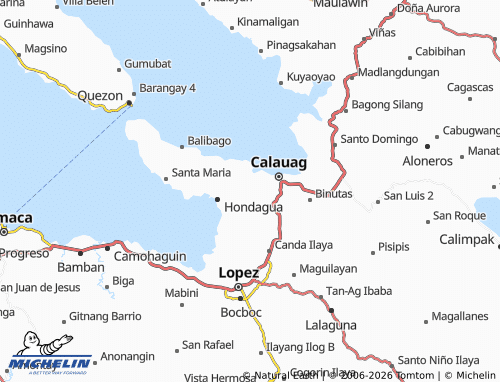 MICHELIN Kinalin Ibaba map - ViaMichelin