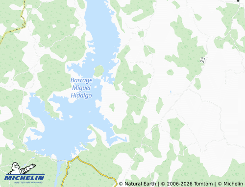 MICHELIN Agua Calientita map - ViaMichelin