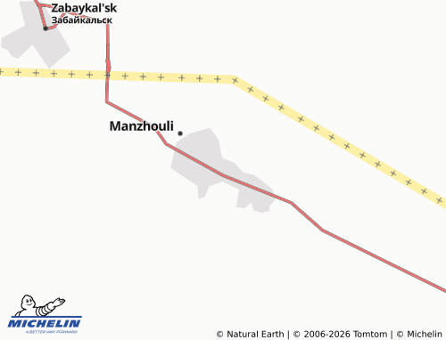 MICHELIN Manzhouli map - ViaMichelin