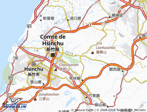 MICHELIN Shueichetou map - ViaMichelin