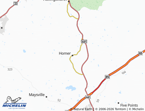 Mappa MICHELIN Homer - ViaMichelin