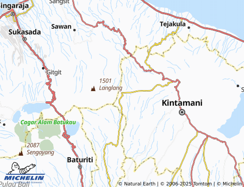 MICHELIN-Landkarte Catur - ViaMichelin