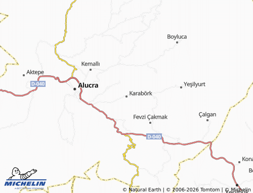 Mappa MICHELIN Karabörk - ViaMichelin