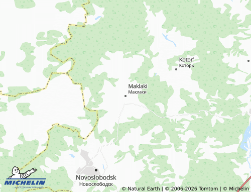 Carte MICHELIN Maklaki - ViaMichelin