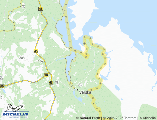 MICHELIN-Landkarte Kremessova - ViaMichelin