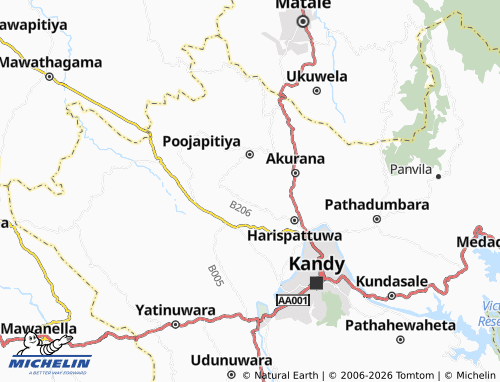 Mappa MICHELIN Attaragama East - ViaMichelin