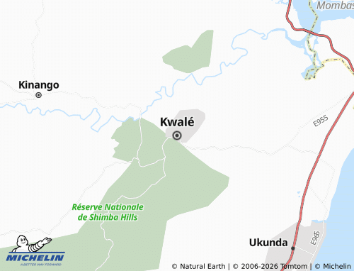 MICHELIN Kwalé map - ViaMichelin