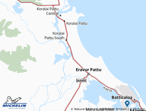 Mapa MICHELIN Murakkottanchenai - ViaMichelin