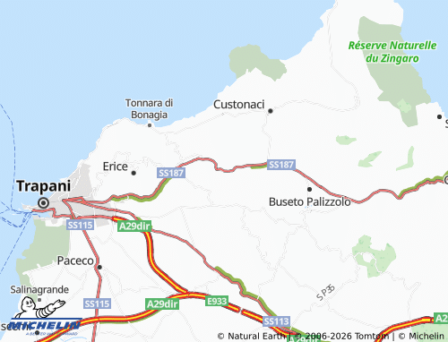 MICHELIN Crocevie map - ViaMichelin