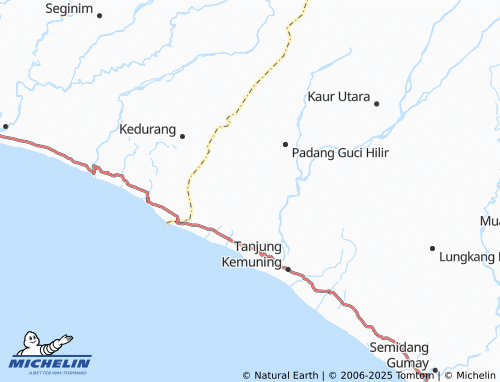 MICHELIN Ulak Agung map - ViaMichelin