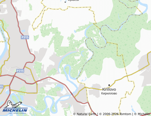 MICHELIN-Landkarte Berezka-3 SNT - ViaMichelin