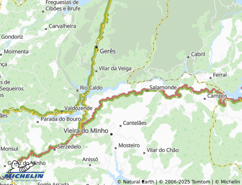 MICHELIN Louredo de Louredo map - ViaMichelin