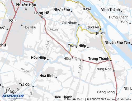 MICHELIN-Landkarte Hòa Thạnh - ViaMichelin