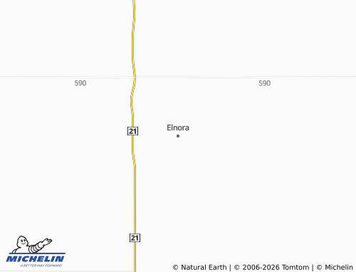 Carte MICHELIN Elnora - ViaMichelin
