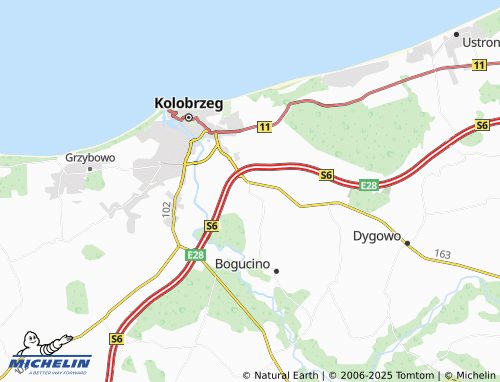 MICHELIN Niekanin map - ViaMichelin