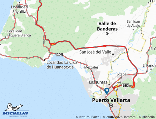 MICHELIN Flamingos Residencial map - ViaMichelin