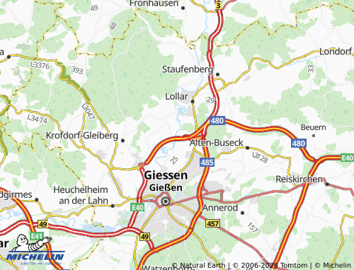 MICHELIN Inselweg map - ViaMichelin