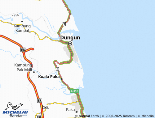 Carte MICHELIN Taman Sura Perdana - ViaMichelin