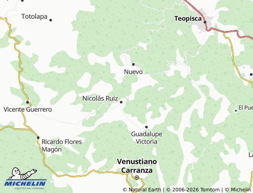 MICHELIN-Landkarte Guadalupe - ViaMichelin