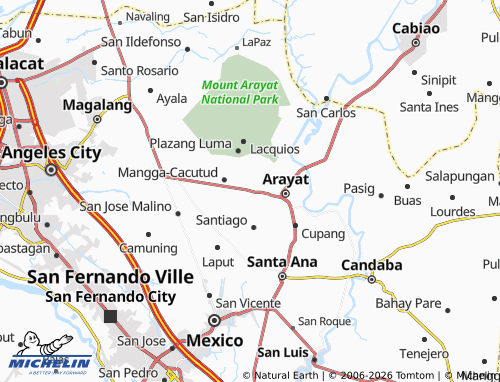 MICHELIN San Jose Mesulo map - ViaMichelin