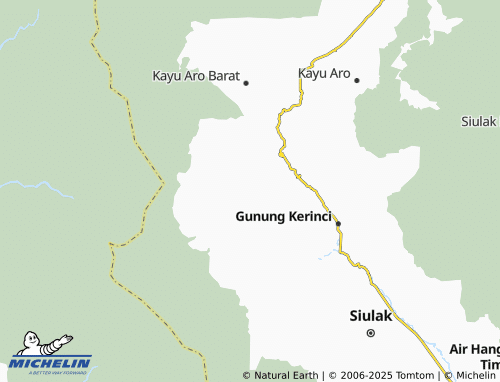 MICHELIN Sungai Betung Mudik map - ViaMichelin
