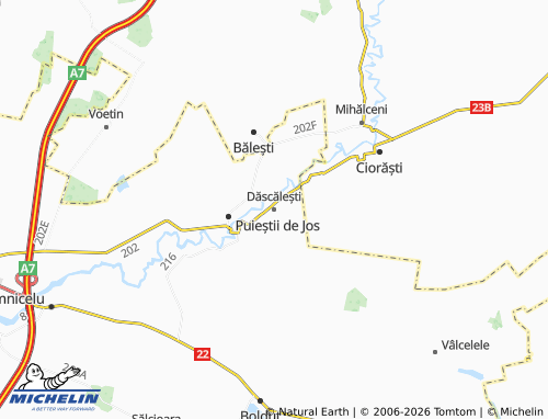 Mappa MICHELIN Dăscălești - ViaMichelin
