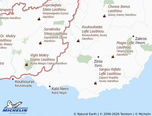 MICHELIN Armenoi map - ViaMichelin