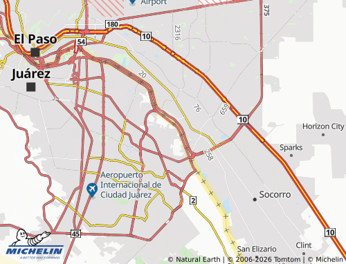 Mappa MICHELIN Cerrada Basalto - ViaMichelin
