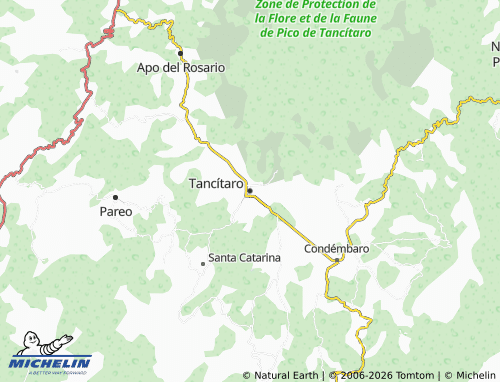 MICHELIN Tancítaro map - ViaMichelin